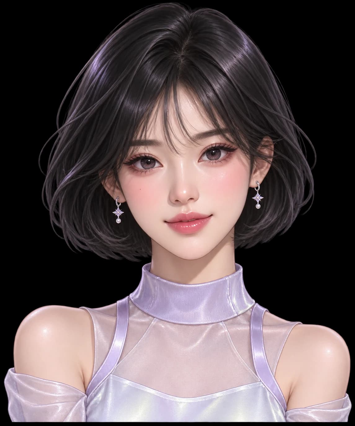 Illustrated portrait of Youngseo